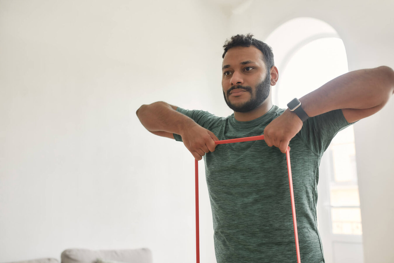 shoulder resistance band exercises